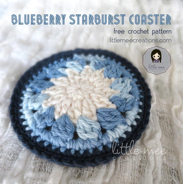 Blueberry Starburts Coaster