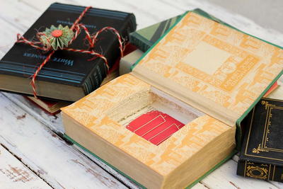 Make a Gift Box From a Vintage Book