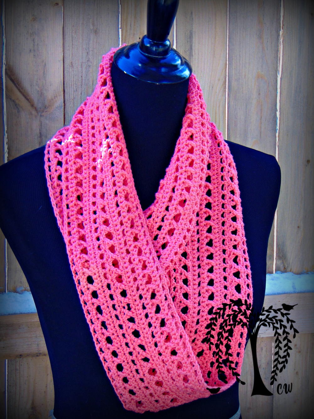 Spring Kisses Infinity Scarf