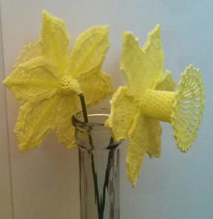 3D Crocheted Daffodil
