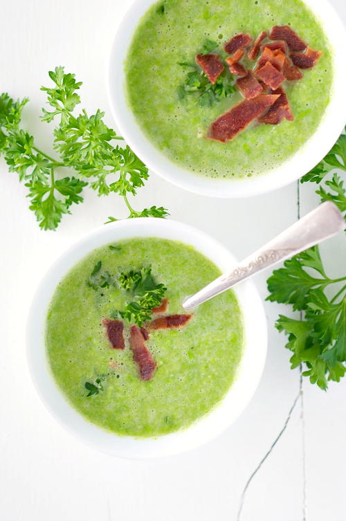 Light and Easy Sweet Pea Soup