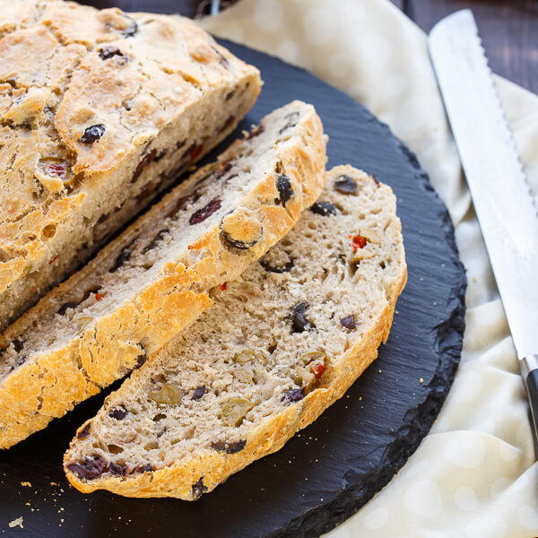 Rosemary Olive Beer Bread | FaveSouthernRecipes.com