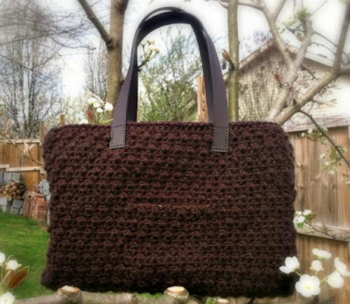 Chocolate Tote Crochet Pattern