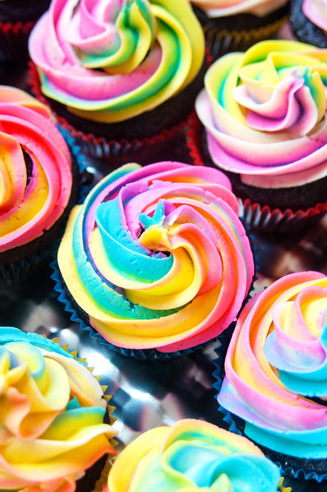 Rainbow Buttercream Frosting