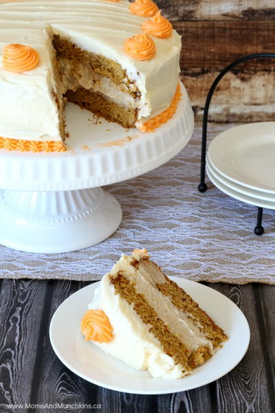 Carrot Cake with Cream Cheese Filling