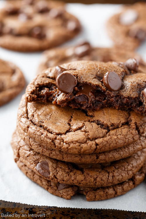 Chocolate Chip Nutella Cookies