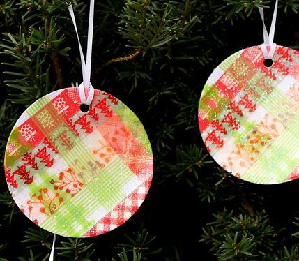 Super Simple Washi Tape Ornaments