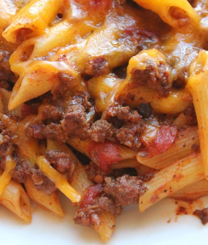 Cheesy Ground Beef Slow Cooker Recipe | AllFreeSlowCookerRecipes.com