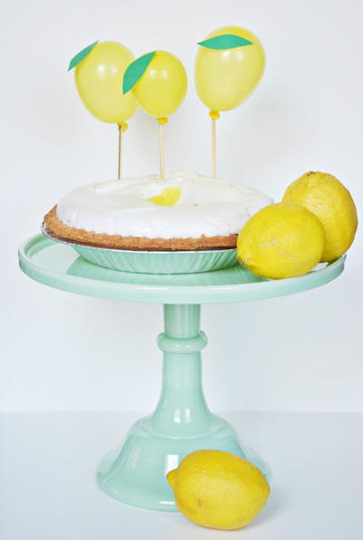 Lemon DIY Pie Toppers