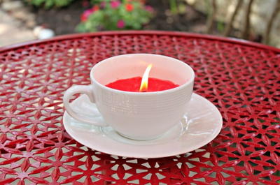 Cute DIY Teacup Candle