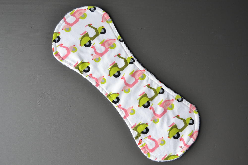 Contoured Burp Cloth | AllFreeSewing.com