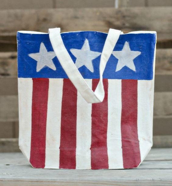 Red White and Blue Bag