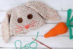 Bunny and Carrot Baby Gift Set