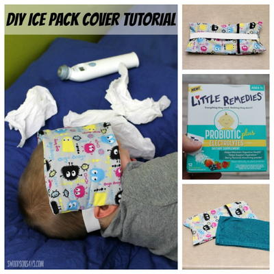 Simple Ice Pack/Washcloth Cover for a Kiddo