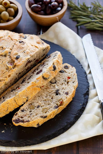 Rosemary Olive Beer Bread