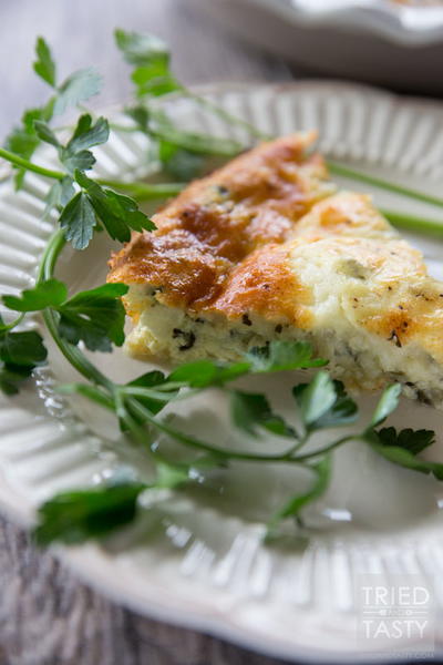 Spinach & Artichoke Parmesan Breakfast Pie