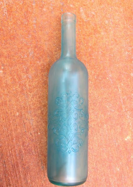 Faux Sea Glass Bottle