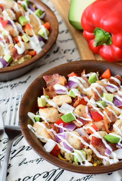 Bacon & Ranch Chicken Bowls