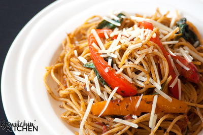 Tomato Pesto Spaghettini