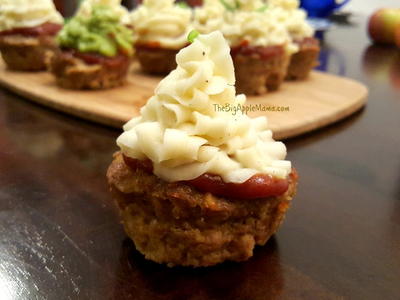 Easy Meatloaf Cupcakes with Mashed Potato Frosting