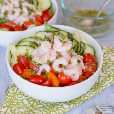Crab and Shrimp Salad with Lemon Chive Dressing