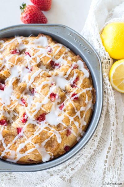 Strawberry Lemon Coffee Cake