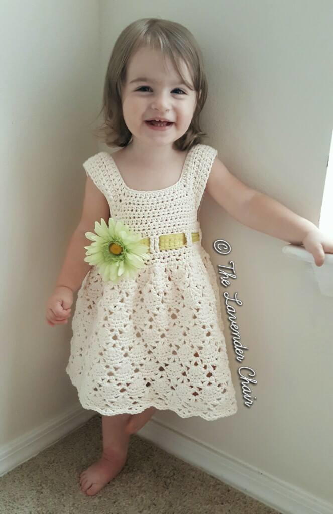 crochet childs dress Heart-to-Heart Toddler Dress
