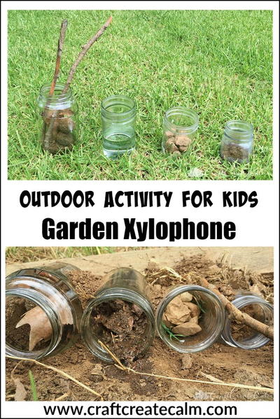 Kids Recycled Garden Xylophone