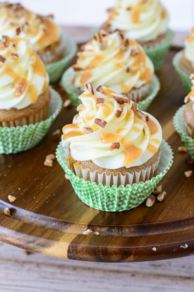 Grain Free Carrot Cake Cupcakes