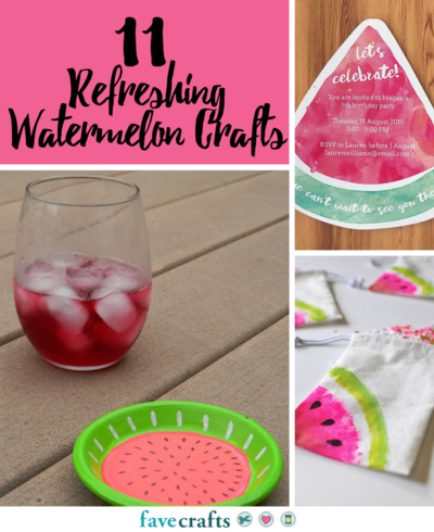 11 Refreshing Watermelon Crafts