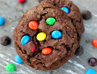 OMG! Thick & Chewy Mega Chocolate Fix Cookies