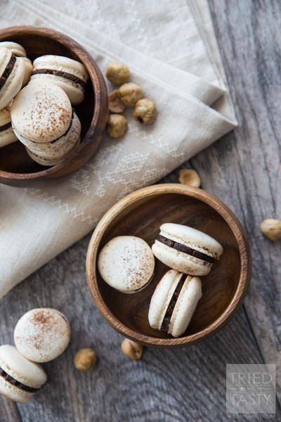 Classic French Macarons with Homemade Nutella Filling