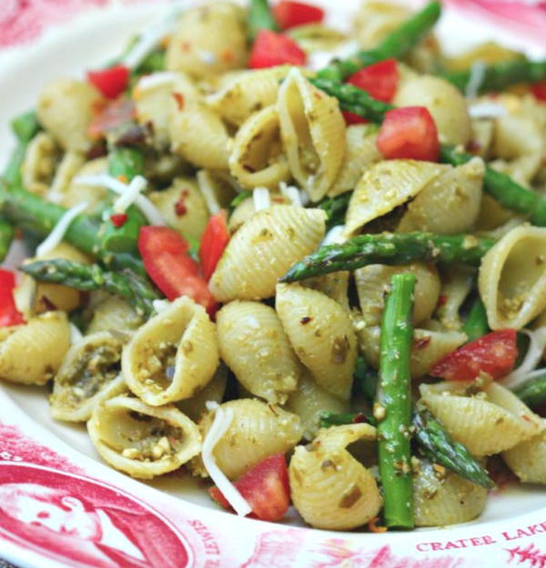 Pesto Pasta With Asparagus Recipe