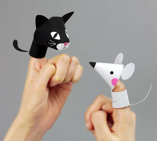 Adorable Animal Printable Finger Puppets