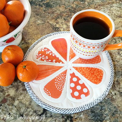 Orange You Glad Mug Rug