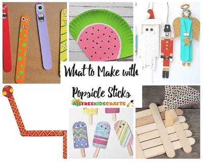 What to Make with Popsicle Sticks: 50+ Fun Crafts for Kids