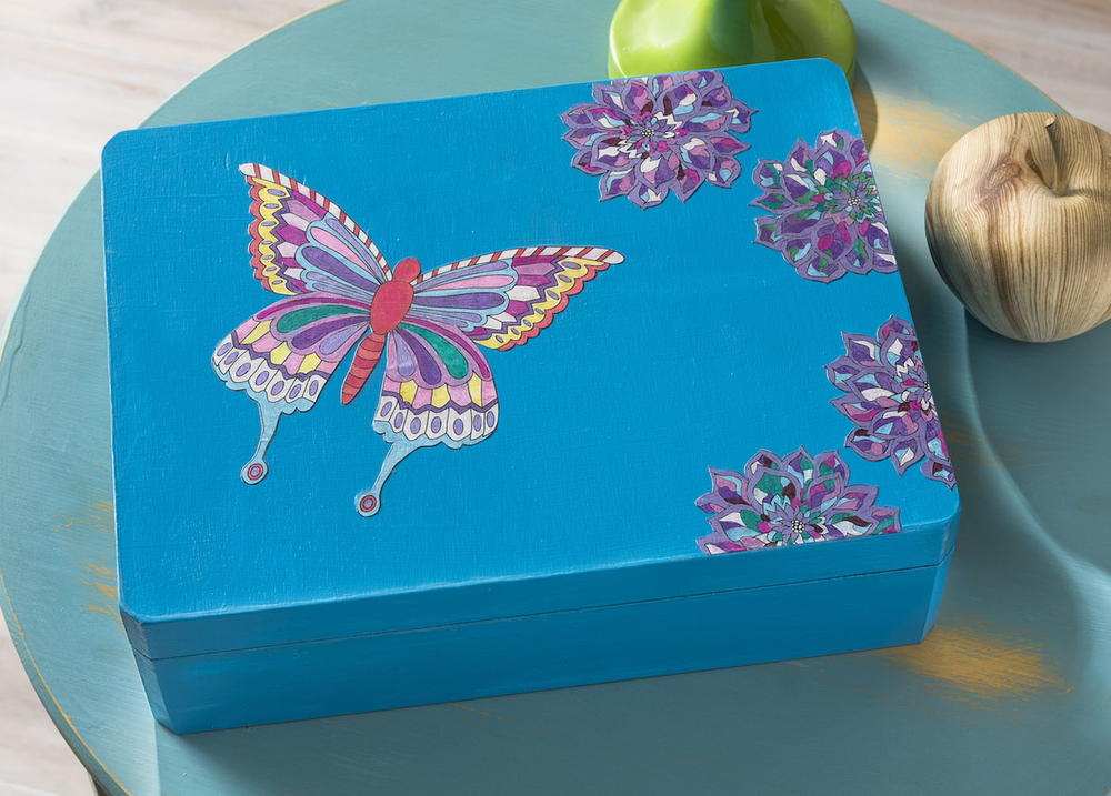 Coloring Page Jewelry Box | AllFreeHolidayCrafts.com