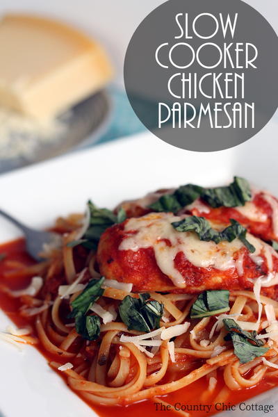 Easy Slow Cooker Chicken Parmesan Recipe