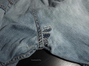 Darning Large Holes in Jeans