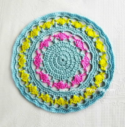 Tulip Mandala Crochet Pattern