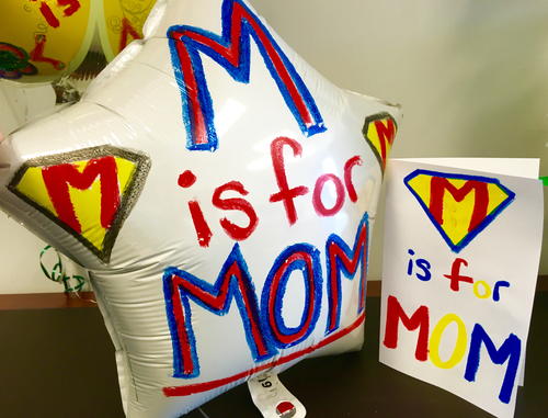Mother's Day Balloon & Card