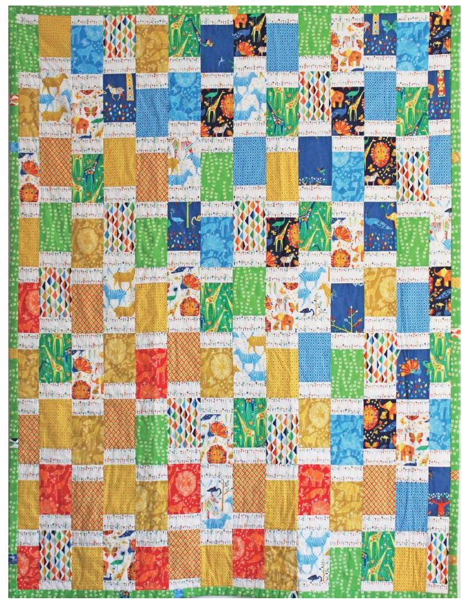 African Jungle Bargello Quilt Pattern | FaveQuilts.com