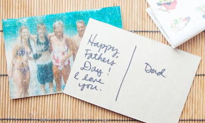 Father's Day Photo Postcard