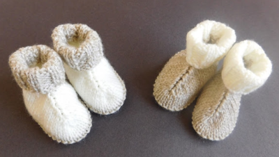Baby booties knitting 2025 pattern for beginners