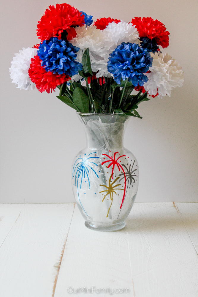 July 4th Firework Vase Allfreeholidaycrafts Com