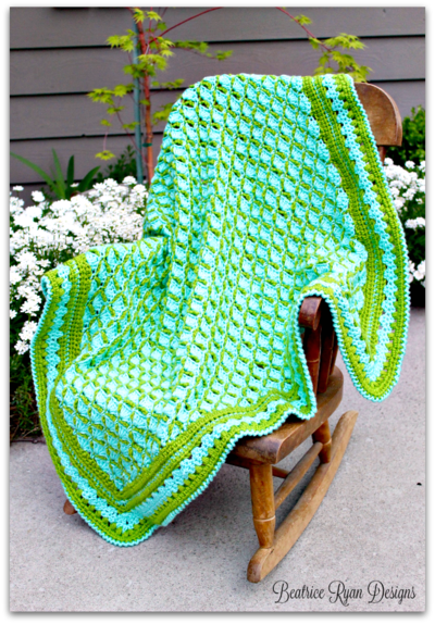 Frog Pond Baby Blanket