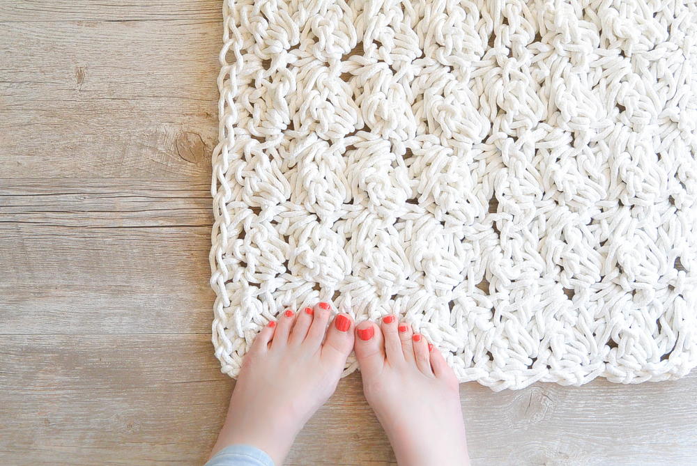 Beautiful Crochet Rug | AllFreeCrochet.com