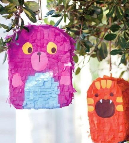 Cute Monster Homemade Pinatas