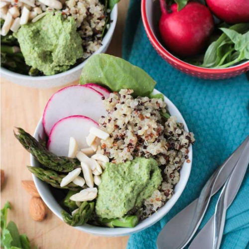 Spring Veggie Quinoa Bowl