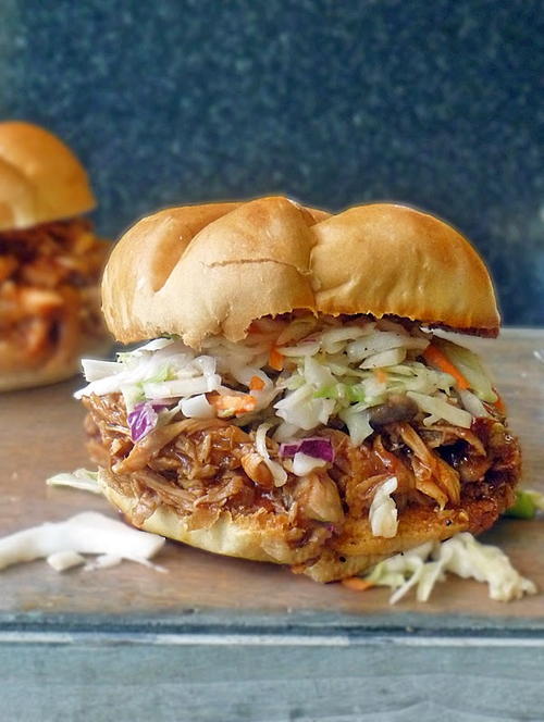 Copycat Pioneer Woman Pulled Chicken Sandwiches